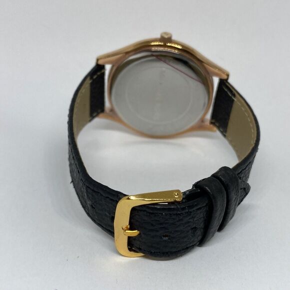 Michael Kors Runway MK3197 Unisex Black Leather Analog Dial Quartz Watch JK427 - Picture 10 of 12